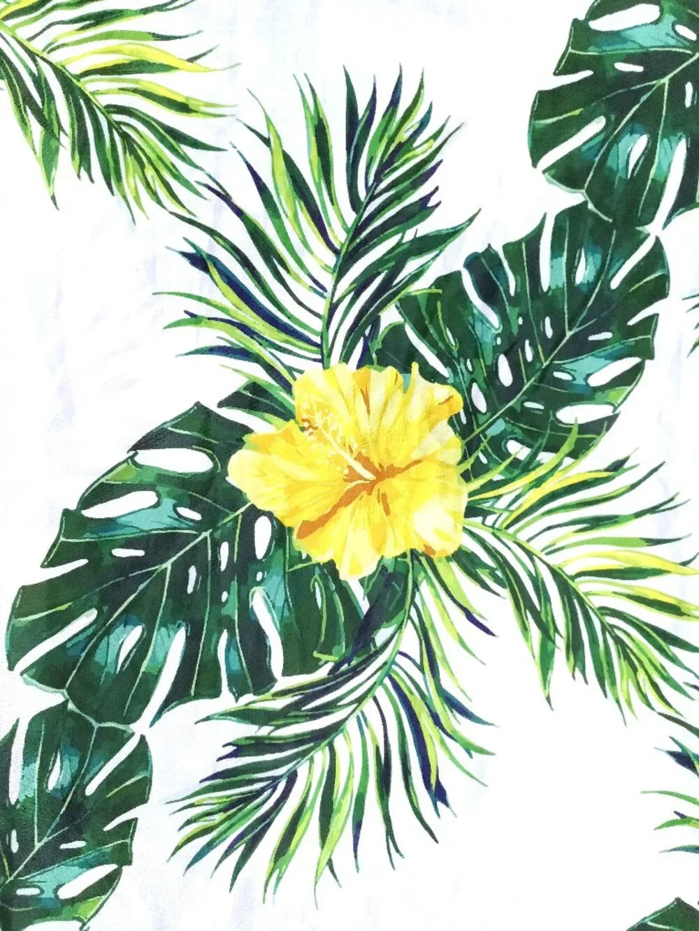 APEACH Tropical-Print Two-Piece Matching Set. Plus Size 3X